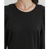 【洗える】タックボリュームスリーブカットソー | VIS  | 詳細画像26 