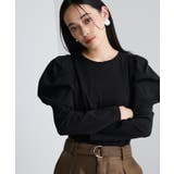 【洗える】タックボリュームスリーブカットソー | VIS  | 詳細画像7 