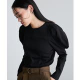 【洗える】タックボリュームスリーブカットソー | VIS  | 詳細画像8 