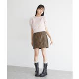 フェザーヤーンリボン刺繍ビーズニット | VIS | 詳細画像2