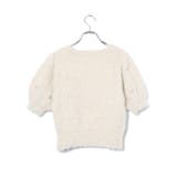 フェザーヤーンリボン刺繍ビーズニット | VIS | 詳細画像11