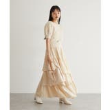 フェザーヤーンリボン刺繍ビーズニット | VIS | 詳細画像4