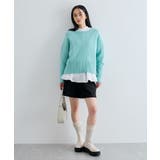 【セットアップ対応】もちっとニットミラノリブプルオーバー | VIS  | 詳細画像17 