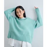 【セットアップ対応】もちっとニットミラノリブプルオーバー | VIS  | 詳細画像19 