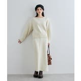 【セットアップ対応】もちっとニットミラノリブプルオーバー | VIS  | 詳細画像4 