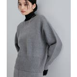 グレー(07) | 【セットアップ対応】もちっとニットミラノリブプルオーバー | VIS 