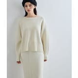 オフホワイト(15) | 【セットアップ対応】もちっとニットミラノリブプルオーバー | VIS 