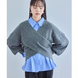 ふんわりカシュクールニットプルオーバー | VIS  | 詳細画像11 
