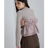 旬なレイヤードスタイルが叶う!ビスチェドッキングニット/洗える | VIS | 詳細画像22