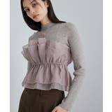 旬なレイヤードスタイルが叶う!ビスチェドッキングニット/洗える | VIS | 詳細画像24