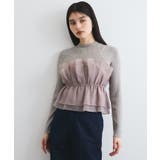 旬なレイヤードスタイルが叶う!ビスチェドッキングニット/洗える | VIS | 詳細画像3