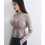 旬なレイヤードスタイルが叶う!ビスチェドッキングニット/洗える | VIS | 詳細画像5