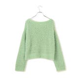 キラッと華やか！透かし柄シャギーニットプルオーバー | VIS  | 詳細画像13 