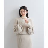 【セットアップ対応】ラメシャギーニットプルオーバー【静電気防止】 | VIS  | 詳細画像4 