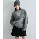 ミックスカラー深Vネックニット | VIS | 詳細画像10