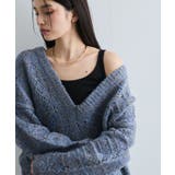 ミックスカラー深Vネックニット | VIS | 詳細画像15