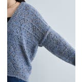 ミックスカラー深Vネックニット | VIS | 詳細画像20