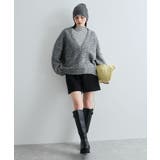 ミックスカラー深Vネックニット | VIS | 詳細画像4