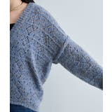 ミックスカラー深Vネックニット | VIS | 詳細画像30