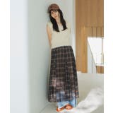 【WEB限定サイズ:MT/着丈が選べる】【洗える】フェザーヤーンニットベスト | VIS | 詳細画像13