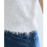 【WEB限定サイズ:MT/着丈が選べる】【洗える】フェザーヤーンニットベスト | VIS | 詳細画像35