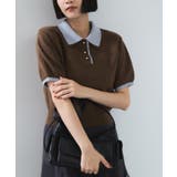 ダブルカラーポロトップス | VIS  | 詳細画像13 