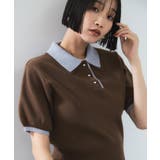 ブラウン系(22) | ダブルカラーポロトップス | VIS 
