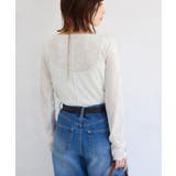 シアーベロアロングスリーブTシャツ | VIS  | 詳細画像13 