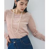 シアーベロアロングスリーブTシャツ | VIS  | 詳細画像17 