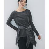 シアーベロアロングスリーブTシャツ | VIS  | 詳細画像20 