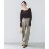 シアーベロアロングスリーブTシャツ | VIS  | 詳細画像24 