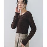 シアーベロアロングスリーブTシャツ | VIS  | 詳細画像26 
