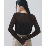 シアーベロアロングスリーブTシャツ | VIS  | 詳細画像27 