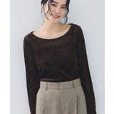 シアーベロアロングスリーブTシャツ | VIS  | 詳細画像28 