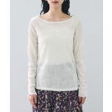 シアーベロアロングスリーブTシャツ | VIS  | 詳細画像34 