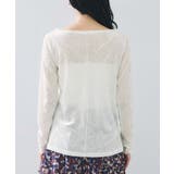 シアーベロアロングスリーブTシャツ | VIS  | 詳細画像36 