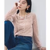 ピンク(63) | シアーベロアロングスリーブTシャツ | VIS 
