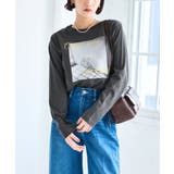 チャコール(06) | フォト&ロゴアソートロングスリーブTシャツ | VIS