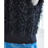 【2WAY】フリンジニットベスト | VIS  | 詳細画像15 