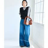 【2WAY】フリンジニットベスト | VIS  | 詳細画像2 