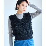 【2WAY】フリンジニットベスト | VIS  | 詳細画像4 