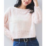 フラワーモチーフフェザーシアーニット | VIS | 詳細画像20