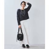 フラワーモチーフフェザーシアーニット | VIS | 詳細画像21