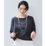 フラワーモチーフフェザーシアーニット | VIS | 詳細画像22