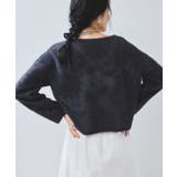 フラワーモチーフフェザーシアーニット | VIS | 詳細画像24