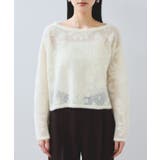 フラワーモチーフフェザーシアーニット | VIS | 詳細画像26