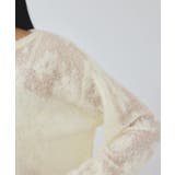 フラワーモチーフフェザーシアーニット | VIS | 詳細画像30