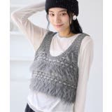 フェザーツイードニットビスチェ/2WAY | VIS  | 詳細画像3 