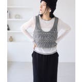 フェザーツイードニットビスチェ/2WAY | VIS  | 詳細画像4 