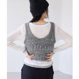 フェザーツイードニットビスチェ/2WAY | VIS  | 詳細画像6 